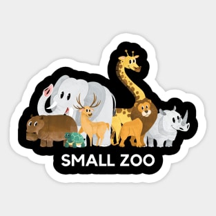 Small Zoo Sticker